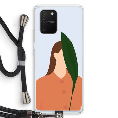 Leaf: Samsung Galaxy S10 Lite Transparant Hoesje met koord