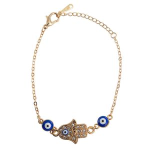 Armband Boze Oog Hamsa Hand Goudkleurig