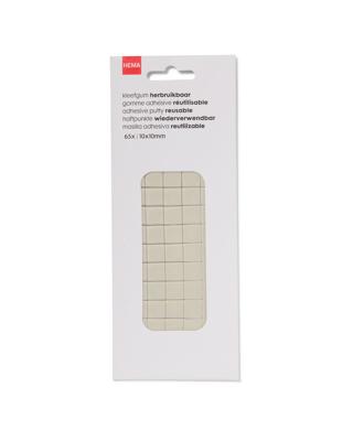 HEMA Kleefgum herbruikbaar 10 x 10 mm - 65 stuks
