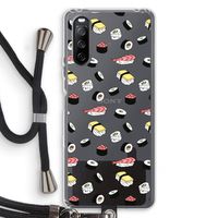 Sushi time: Sony Sony Xperia 10 III Transparant Hoesje met koord