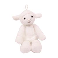 Knuffeldier Schaap/lammetje - zachte pluche stof - premium kwaliteit knuffels - wit - 27 cm   -