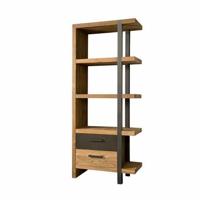 Anli-Style Tower living Lucca - Bookcase 2 drws. - RIGHT