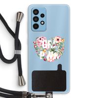 GRL PWR Flower: Samsung Galaxy A52 Transparant Hoesje met koord