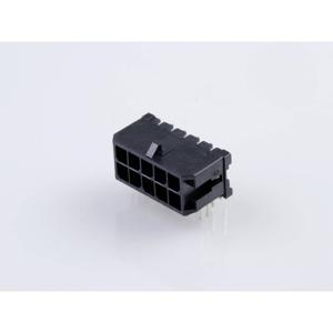 Molex 430451023 Male header, inbouw (standaard) Totaal aantal polen: 10 Rastermaat: 3.00 mm Inhoud: 1 stuk(s) Tray