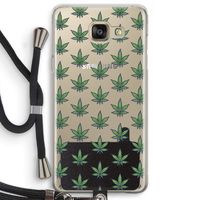 Weed: Samsung Galaxy A5 (2016) Transparant Hoesje met koord