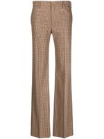 Filippa K pantalon de tailleur droit à carreaux - Marron