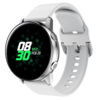 Slimme horloge galvanische gesp polsband horlogeband voor Galaxy Watch Active (wit)