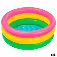 Opblaasbaar Kinderzwembad Intex Sunset Glow Ringen 28 L 61 x 22 x 61 cm (12 Stuks)