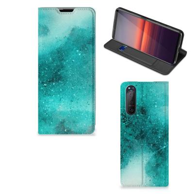 Bookcase Sony Xperia 5 II Painting Blue Bookcase Sony Xperia 5 II Painting Blue