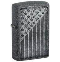 Zippo Aansteker Star & Stripes USA Flag - Grindgrijs