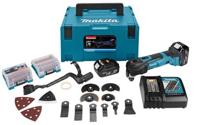 Makita DTM51RTJX3 18V 5.0Ah Accu Multitool met snelspansysteem