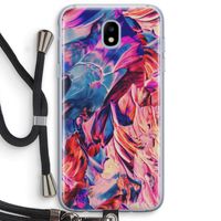 Pink Orchard: Samsung Galaxy J5 (2017) Transparant Hoesje met koord