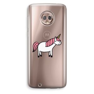 Eenhoorn: Motorola Moto G6 Transparant Hoesje