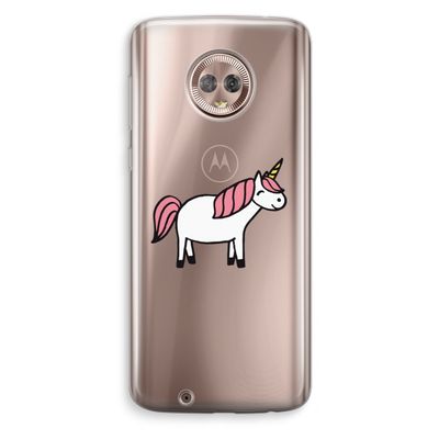 Eenhoorn: Motorola Moto G6 Transparant Hoesje