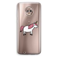 Eenhoorn: Motorola Moto G6 Transparant Hoesje