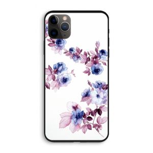 Waterverf bloemen: iPhone 11 Pro Biologisch afbreekbaar hoesje