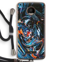 Black Unicorn: Motorola Moto Z Force Transparant Hoesje met koord