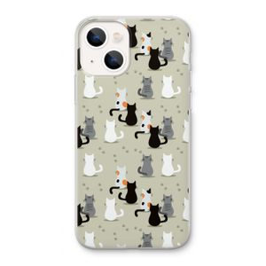 Katten: iPhone 13 Transparant Hoesje