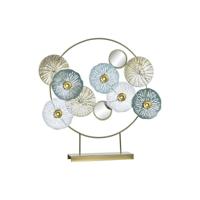 Decoratieve figuren DKD Home Decor Spiegel Gouden Metaal (44 x 8 x 46 cm)