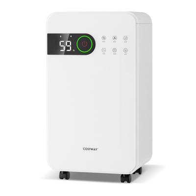 Luchtontvochtiger van 2,3 L met Slaapmodus 24-Uurs Timer 3-Kleurig LED-Display en Kinderbeveiliging Stille Huishoudelijke Ontvochtiger