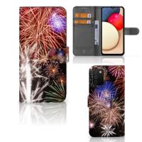 Samsung Galaxy A03s | Wallet Case | met Pasjes | Vuurwerk