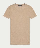 Elvira Casuals Top Vickey E1 26-013 T-shirt Korte Mouw 434 Gold