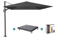 Platinum Challenger Premium T2 3.5x2.6 m - Faded Black met Modena voet en hoes