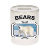 Dieren liefhebber grote ijsbeer spaarpot - ijsberen cadeau - Spaarpotten