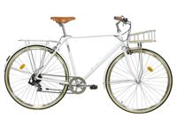 FabricBike City Classic 7 Speed Bicycle - Matte White FabricBike City Classic 7 Speed Bicycle - Matte White