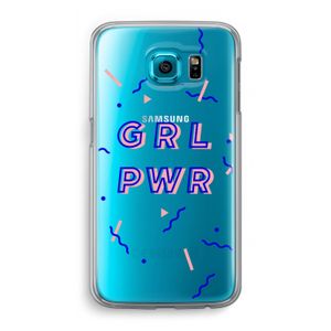 GRL PWR: Samsung Galaxy S6 Transparant Hoesje