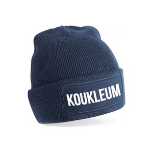 Koukleum muts unisex one size - navy