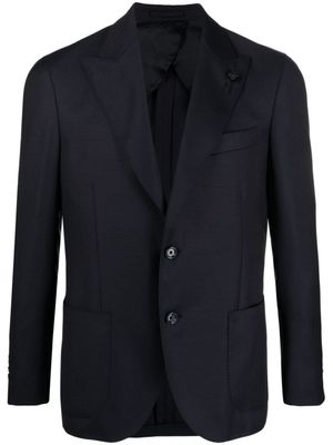 Lardini Blazer met enkele rij knopen - Blauw
