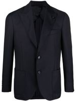 Lardini Blazer met enkele rij knopen - Blauw - thumbnail