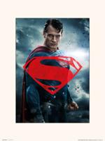 Kunstdruk DC Batman V Superman Superman Glyph 30x40cm