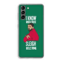 Sleigh Bells Ring: Samsung Galaxy S21 Transparant Hoesje