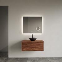 Onderkast Gliss Design Joa Walnut 70 CM Incl. Topplaat