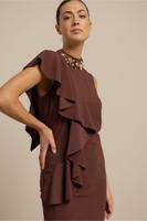 Faya dress - chestnut - 13831