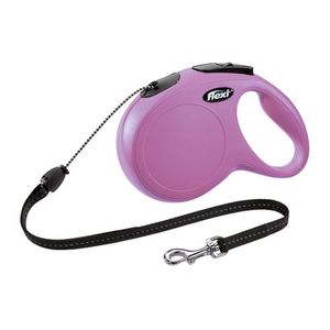 Flexi Rollijn Classic - Cord Leash - M - 5 meter - Roze