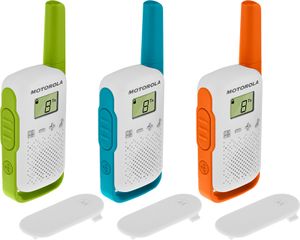 Motorola TALKABOUT T42 twee-weg radio 16 kanalen Blauw, Groen, Oranje, Wit