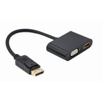DisplayPort kabel GEMBIRD A-DPM-HDMIFVGAF-01 Zwart 10 cm - thumbnail