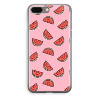 Watermeloen: iPhone 8 Plus Transparant Hoesje