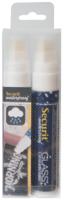 Securit Waterproof krijtmarker large wit, blister met 2 stuks Securit Waterproof krijtmarker large wit, blister met 2 stuks