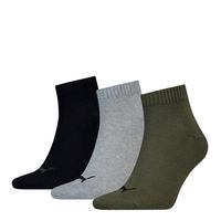 Puma Quartersokken Plain 3-pack Forest Night Combo-39/42 - thumbnail