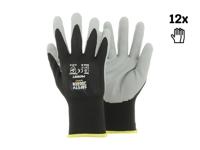 Safety Jogger Veiligheidshandschoenen | Met een grijze schuimnitril coating | Zwart | Maat 10 - SW0906010