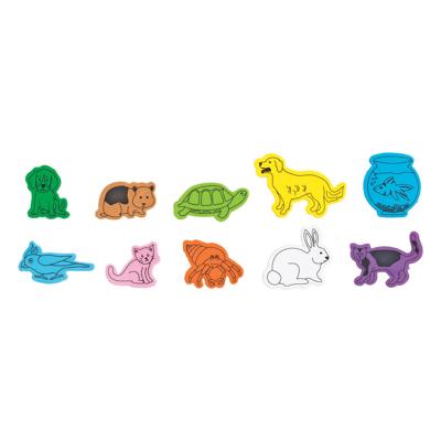 Colorations favoriete dieren foam vormen, 500st.