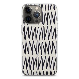 Marrakech Zigzag: iPhone 13 Pro Transparant Hoesje