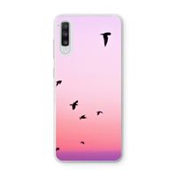 Fly away: Samsung Galaxy A70 Transparant Hoesje