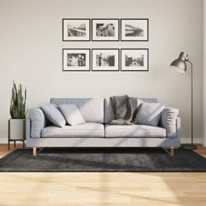 VidaXL Vloerkleed pamplona shaggy hoogpolig 100x200 cm antraciet