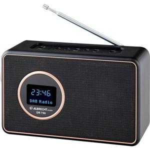 Albrecht DR 750 Radio DAB+, DAB, VHF (FM) Zwart