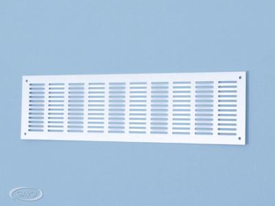 Ventilatieplaat aluminium vlak geanodiseerd